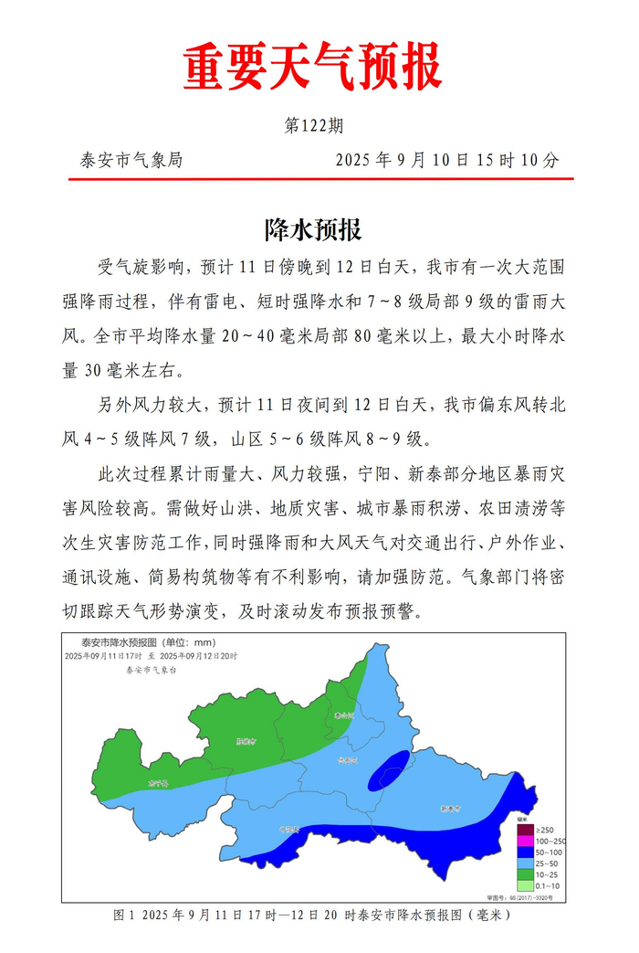 泰安东平天气预报在线