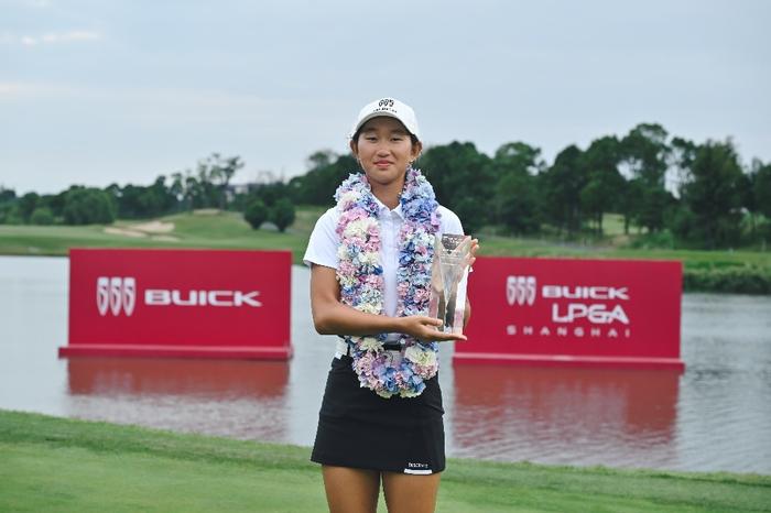 2024别克LPGA锦标赛最佳业余选手李梦涵。