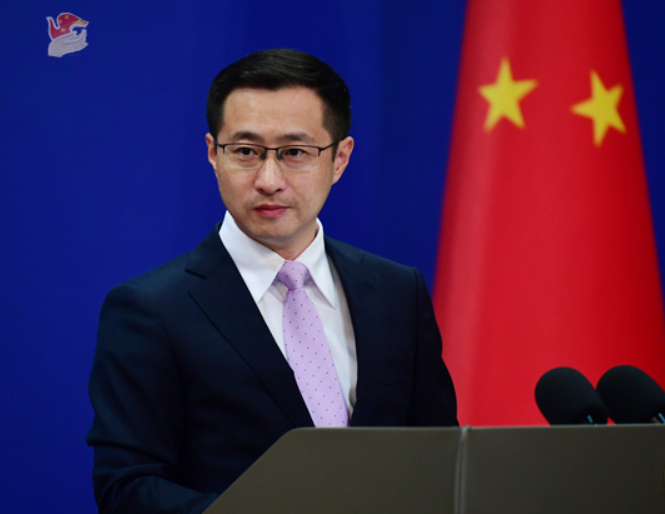 外交部发言人 林剑 图源：外交部网站