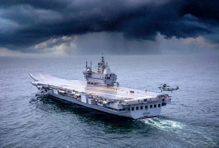 不干活，先吹牛！印度公布时间表，核航母落地将抢先中国？（这都可以）印度将建核动力航母+排水量6.5万吨，