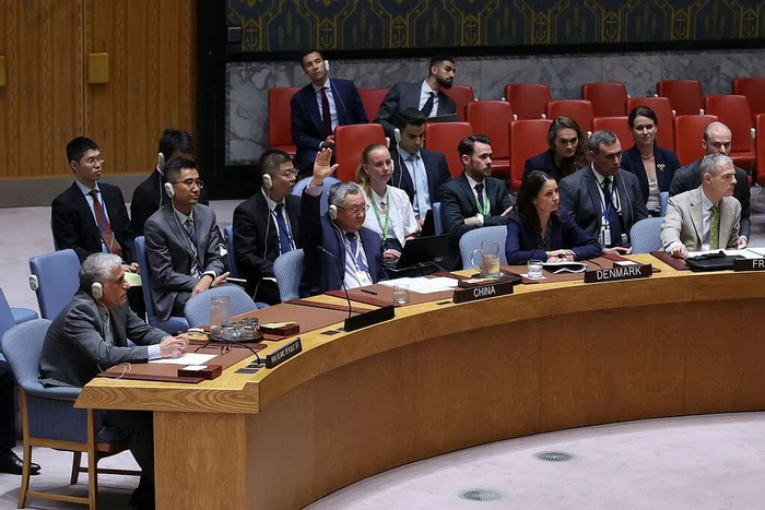 当地时间2025年9月19日，美国纽约，联合国安理会就伊朗问题举行会议。（视觉中国）