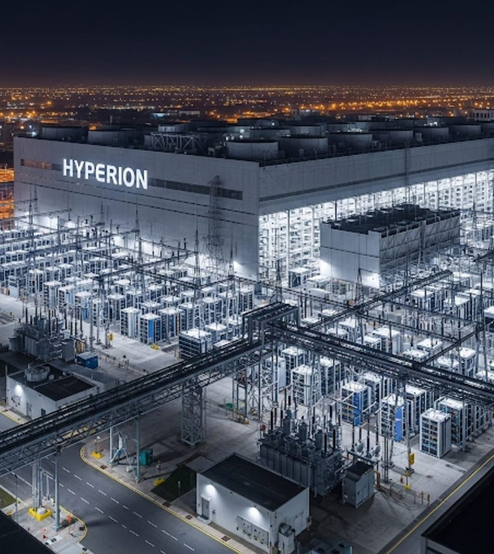 “许珀里翁”（Hyperion）超级数据中心规划图