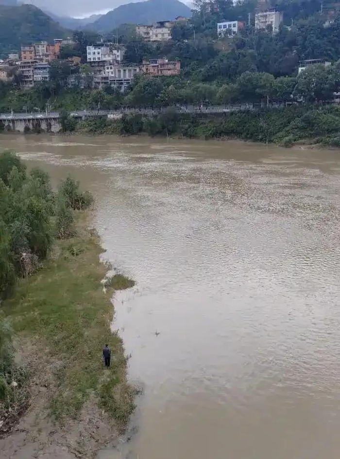 事发水域。 视频截图