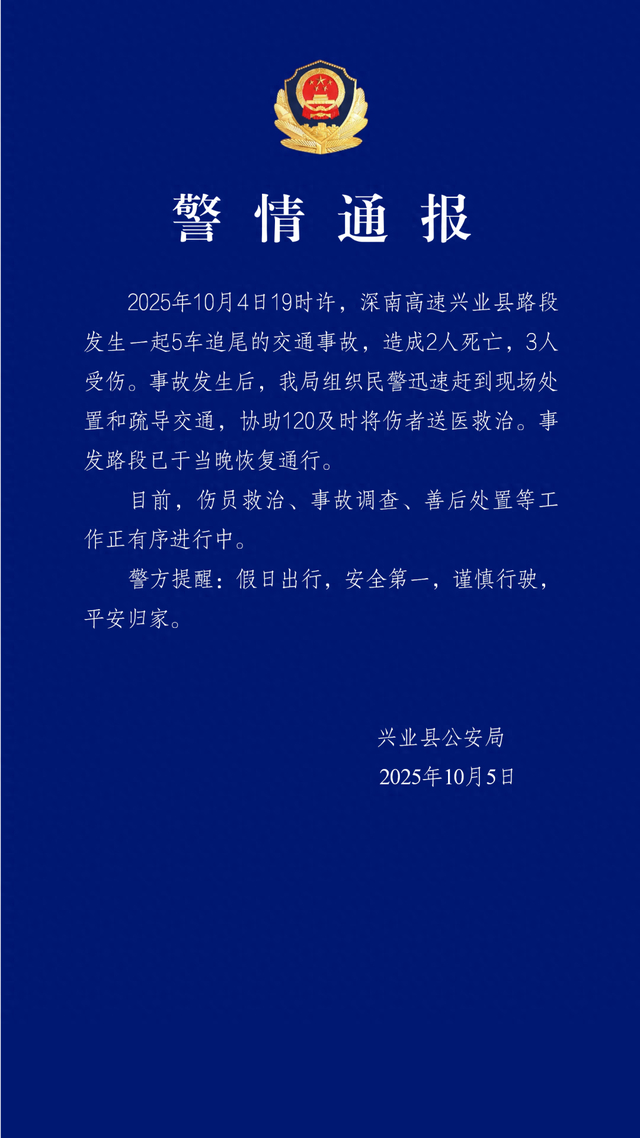 来源：兴业公安