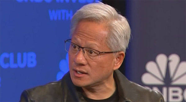 英伟达首席执行官黄仁勋 视频截图