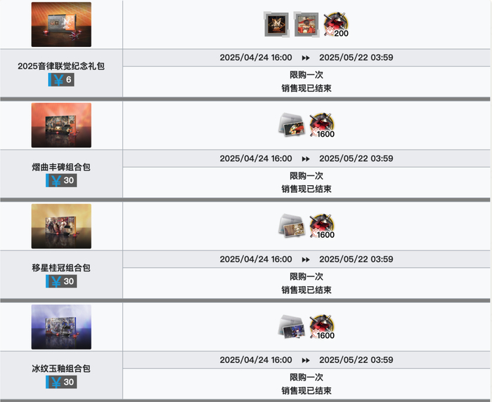 《音律联觉》纪念礼包