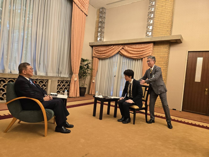 石破茂接受《日本海新聞》專訪 石破茂X賬號(hào)