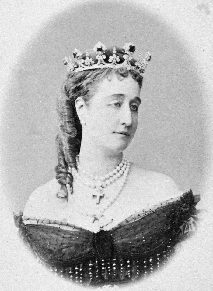欧仁妮（Eugénie de Montijo, 1826-1920），法国的最后一位皇后，摄于1862年