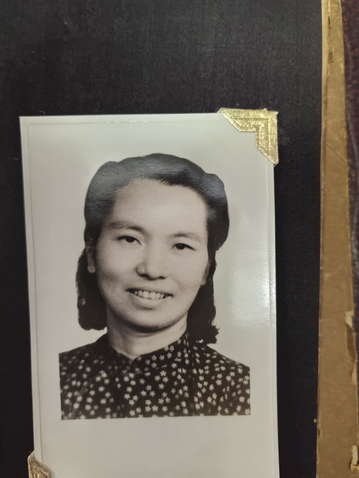 1949年,朱枫拍摄的肖像照片。受访者供图