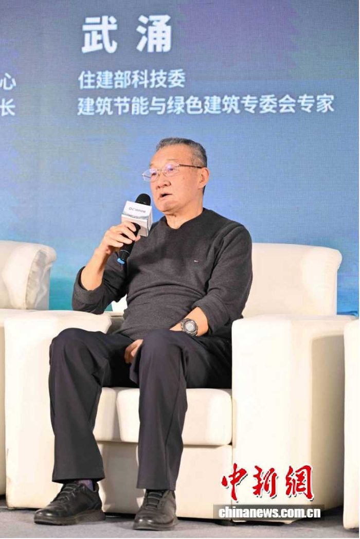 住建部科技委建筑节能与绿色建筑专委会专家武涌 中新网记者 李骏 摄