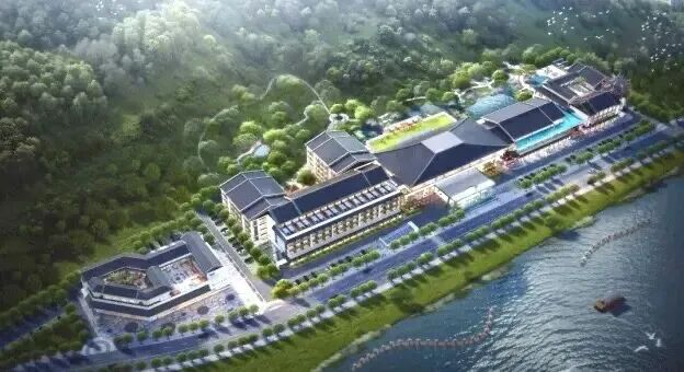“浪漫温泉城”规划设计图