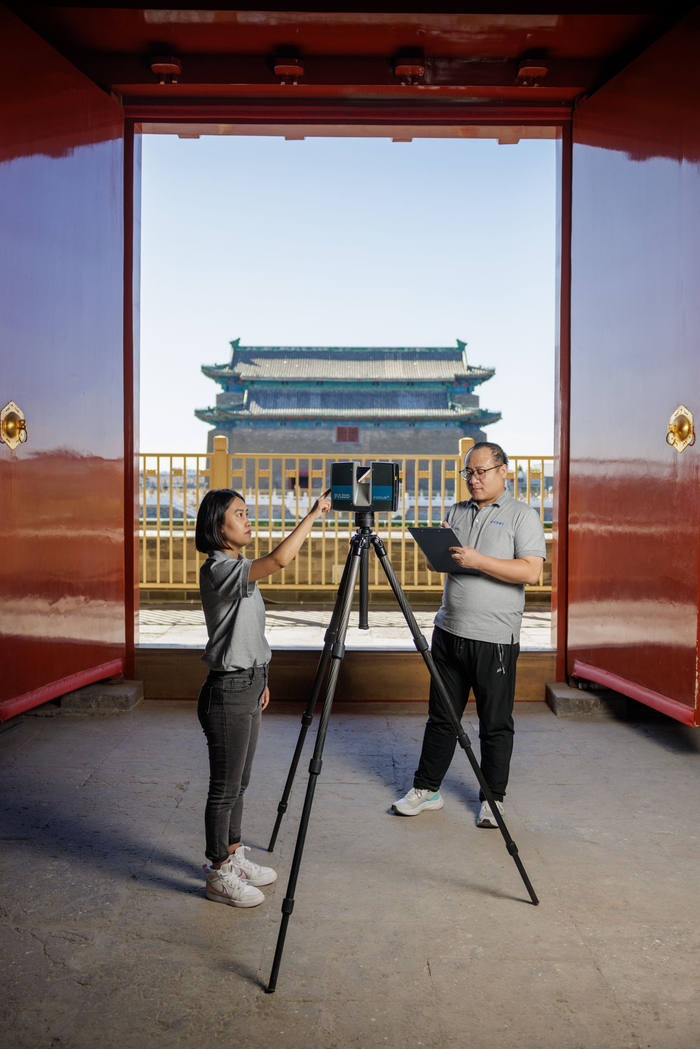 科技赋能古建修缮，正阳门城楼有了3D等身像