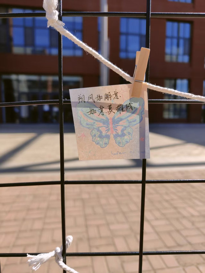 张希希在大二时悄悄许下的愿望。
