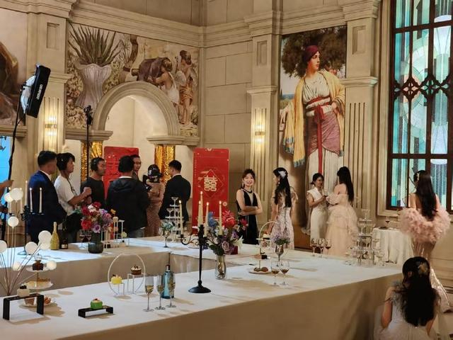 微短剧拍摄现场（图源：金水区委宣传部）