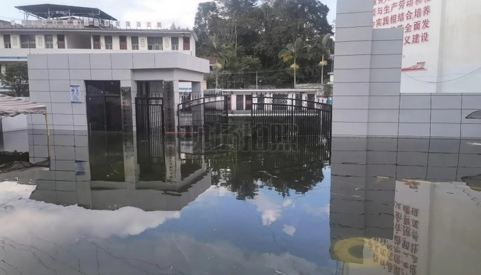 新甲乡大甲中心小学。图片来源：受访者供图