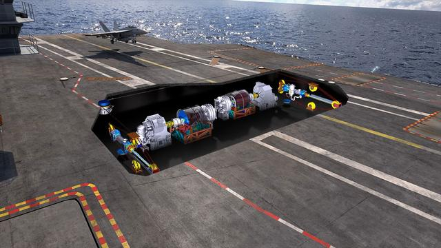 美国“福特”号航母的先进拦阻装置和电磁弹射系统乃是一体化设计,要改电弹,必改拦阻。图片来源:美国海军