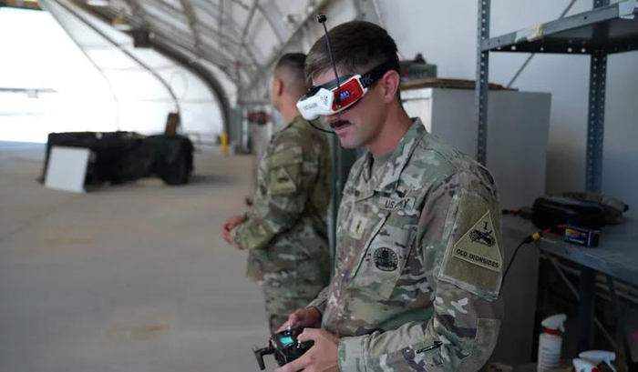 美军士兵开展FPV无人机训练 资料图