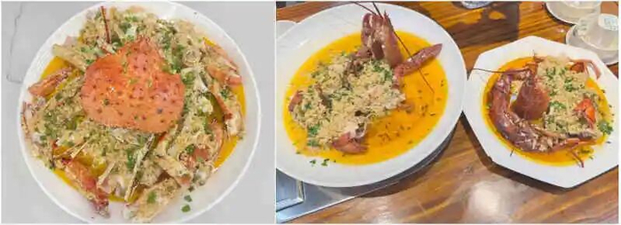 （南大同学去食堂吃了海鲜菜品，认为味道不错/ 受访者供图）