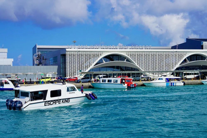 这是10月4日拍摄的马尔代夫维拉纳国际机场新航站楼外景。新华社记者伍岳摄