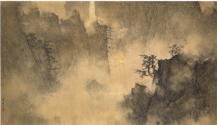李华弌的《山水》  