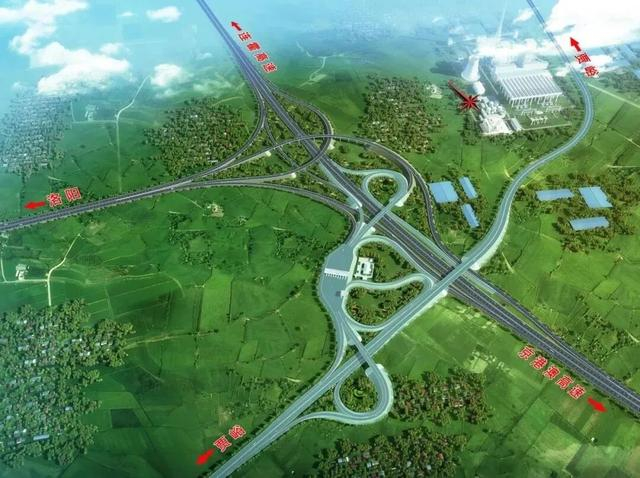 郑洛高速与绕城高速互通效果图（图源：中建八局）