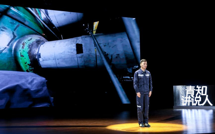 中国核工业二三建设有限公司核级焊工尔基的演讲颇为励志。 受访者供图