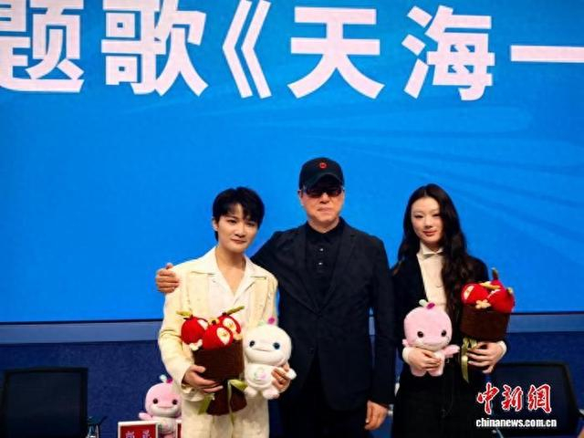 十五运会开幕式主题歌《天海一心》在广州发布。 记者 张璐 摄