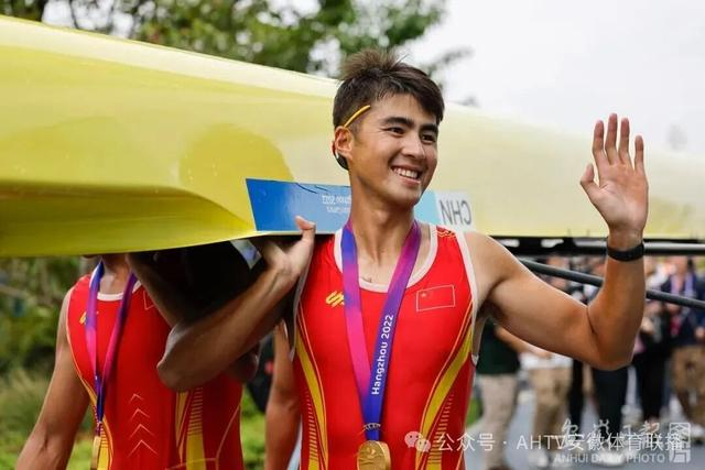 在杭州亚运会上，徐桥贡献安徽首金。安徽日报记者 范柏文 摄