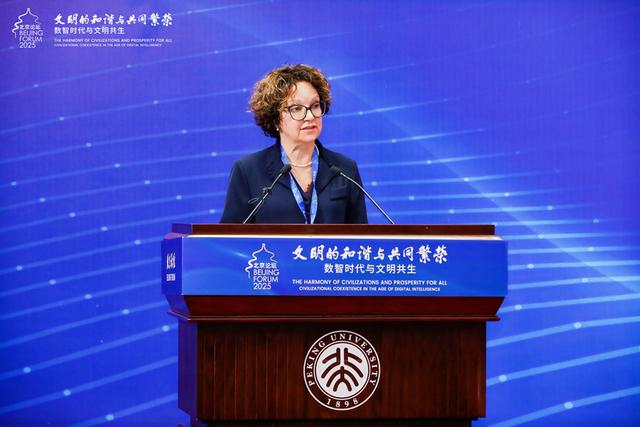 意大利威尼斯大学校长李集雅。来源：北京大学供图