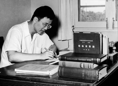 华罗庚在处理文件
