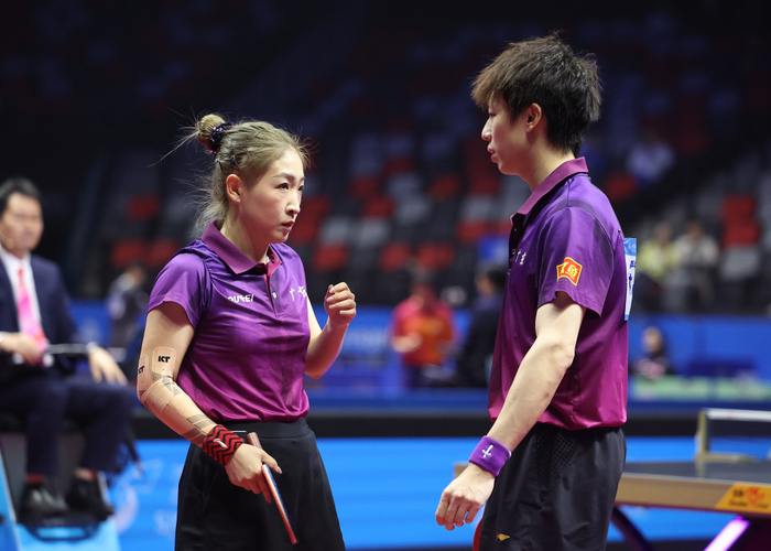 “诗与远方”圆梦，林高远/刘诗雯摘得全运会乒乓球混双金牌