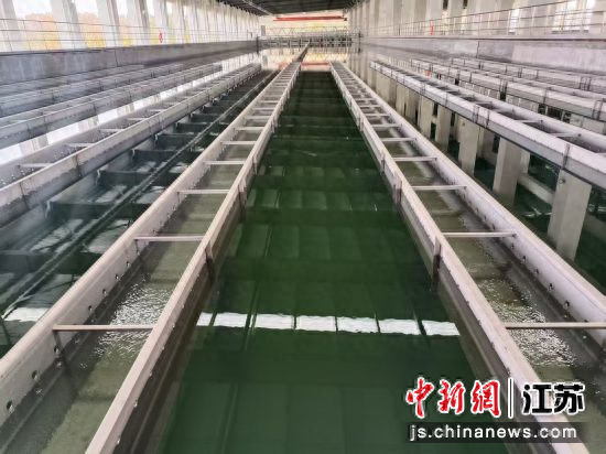 源源不断的优质饮用水接入城乡供水管网。宿豫区委宣传部 供图