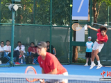 （粤港澳全运会）网球男子双打：香港队选手王子夫/郑肇致首战告捷