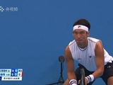 全运会网球男单布云朝克特破发商竣程
