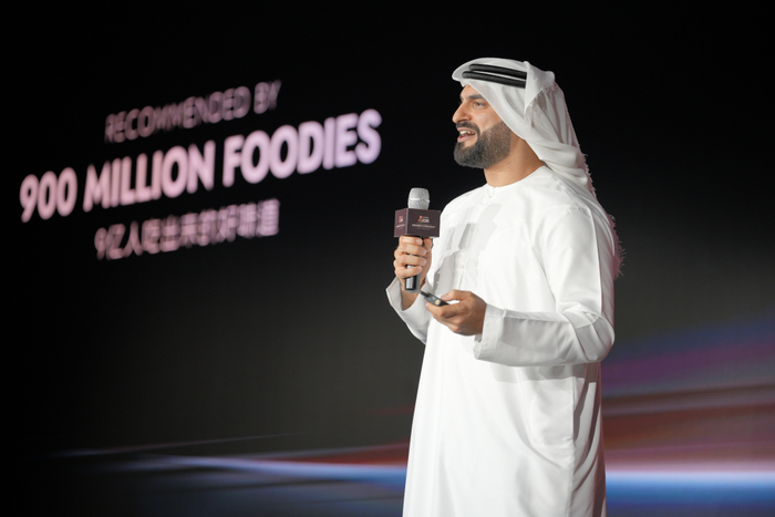 ▲迪拜经济和旅游部（Visit Dubai）国际运营部亚太区总监沙哈布·沙彦（Shahab Shayan）（摄影：沈芊）