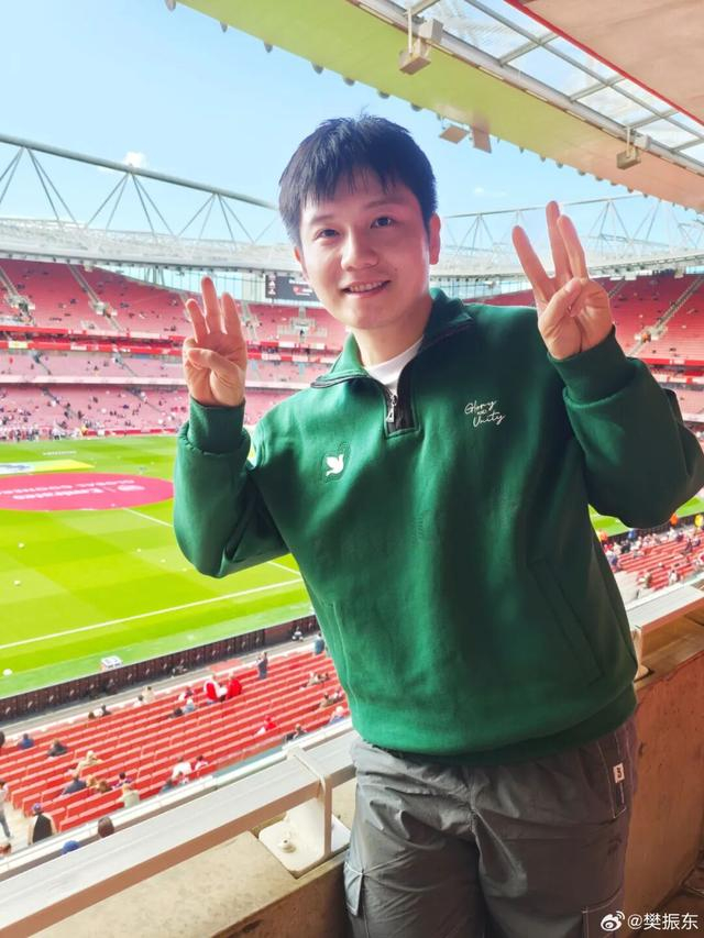 图片来源：樊振东社交媒体。