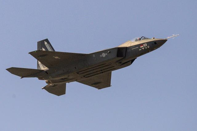 图为韩国自研KF-21战斗机的资料图片。新华社/法新