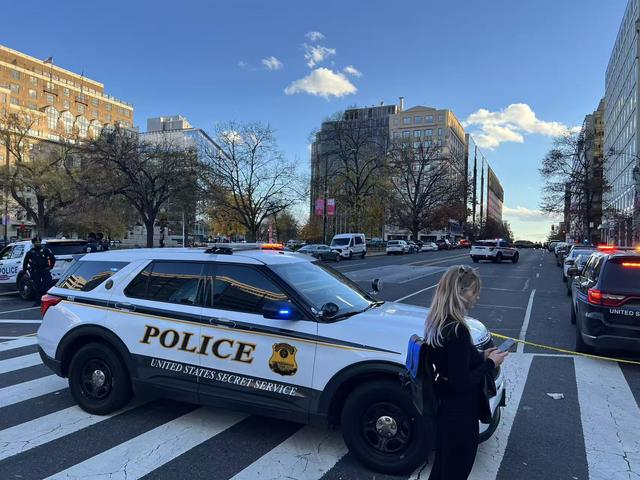 △枪击案现场封锁图