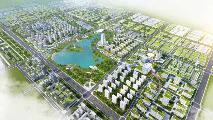 六松现代产业园规划图  受访者供图