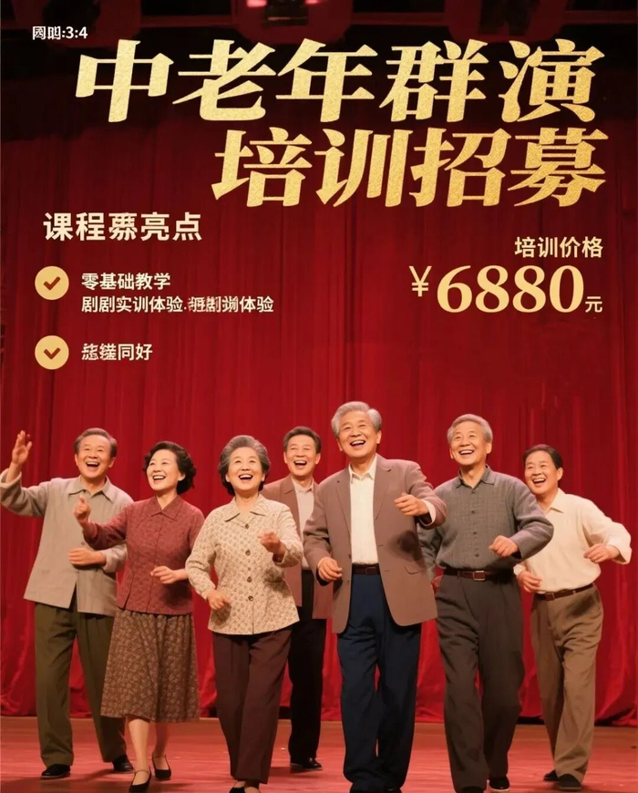 有的机构拿Ai生成的招生海报，字体都错误的