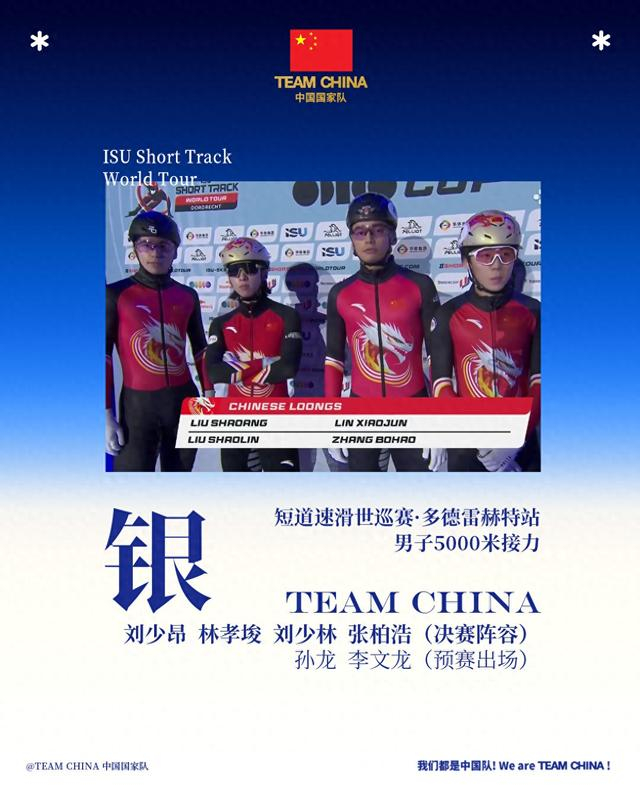 图片来源：TEAM CHINA 中国国家队社交媒体