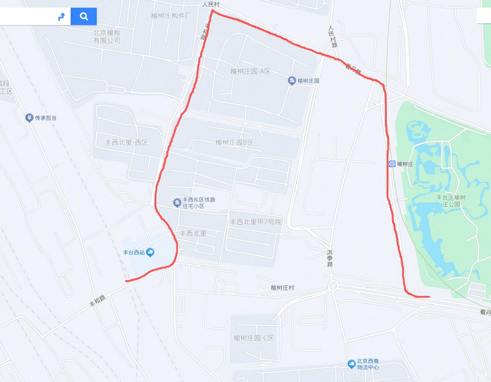 绕行路线示意图。看丹街道供图