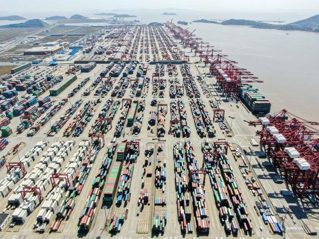 洋山港码头 陈梦泽 摄