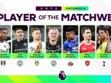 英超第14轮最佳球员候选：哈兰德、福登、梅里诺、罗梅罗入选
