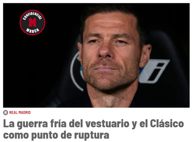 矛盾激化！阿隆索被孤立：皇马更衣室已失控球员击败主帅