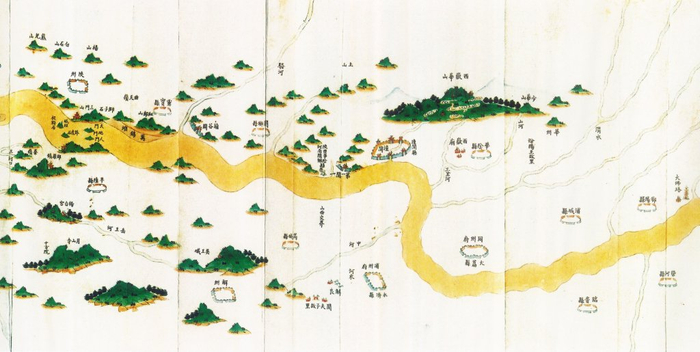 《六省黄河堤工埽坝情形总图》（局部）