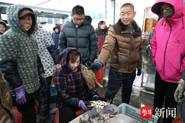 渔民分拣梭子蟹 王文帮 摄
