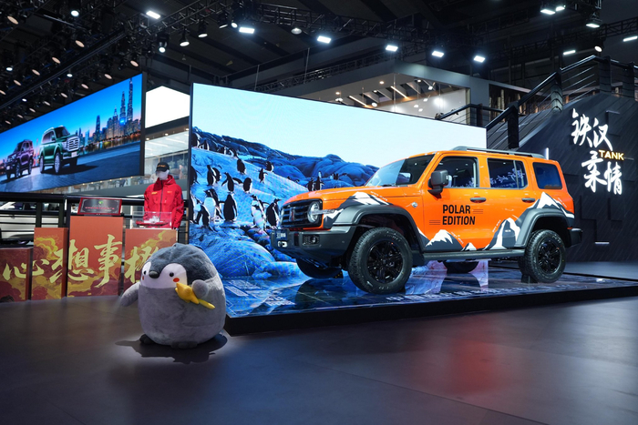 坦克300极地版。 新京报贝壳财经记者 白昊天 摄