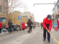 雪落京城 情暖街巷——前门西河沿社区严阵以待保畅通