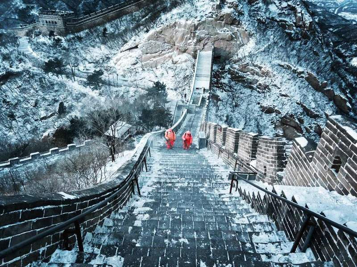 今日八达岭景区接待游客近两万人。八达岭文旅集团供图